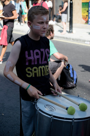 London, United Kingdom - August 27, 2017. Notting Hill Carnival one of the largest street parties in...