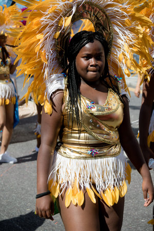 London, United Kingdom - August 27, 2017. Notting Hill Carnival one of the largest street parties in...