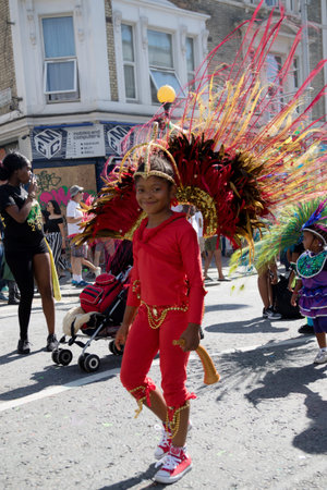 London, United Kingdom - August 27, 2017. Notting Hill Carnival one of the largest street parties in...