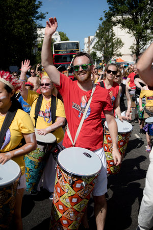London, United Kingdom - August 27, 2017. Notting Hill Carnival one of the largest street parties in...