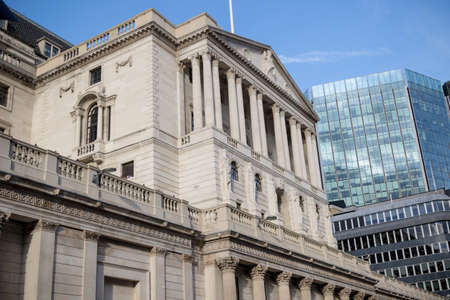 London, United Kingdom - October 30th, 2017:- The bank of England Central bank of the UK located on Threadneedle Streetのeditorial素材