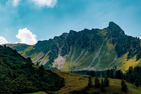 A view of the area around Malbun the only ski resort in Liechtenstein