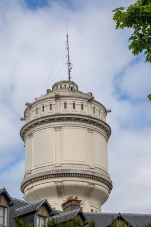 Paris, France, Apirl 20th 2024:- A view of a water tower in the Montmartre area of Parisのeditorial素材