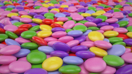 Blurred sweet candy