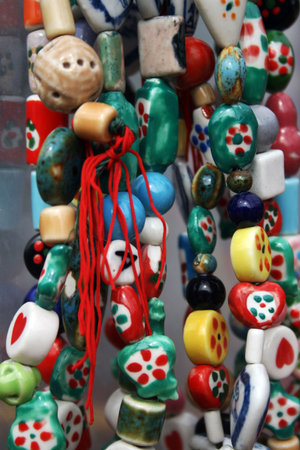 Colourful beads