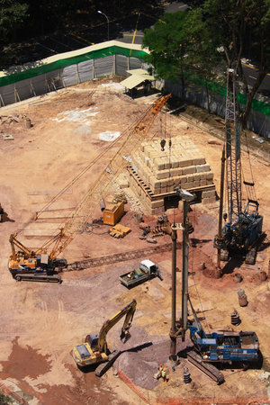Construction site, work in progress.