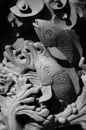 Fish Sculptureの写真素材