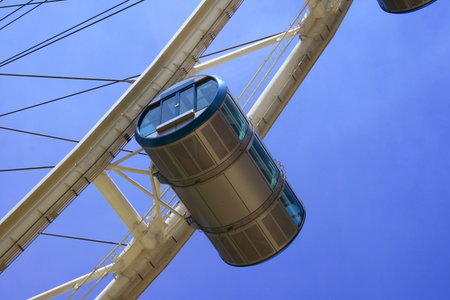 Close-up of Flyer, the highest Giant wheel in South East Asia.