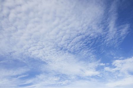A Cloudy blue sky, can use as background in design.の写真素材