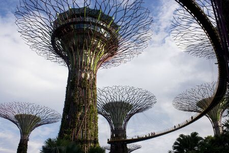 Garden By The Bay, a new attraction in Singaporeのeditorial素材