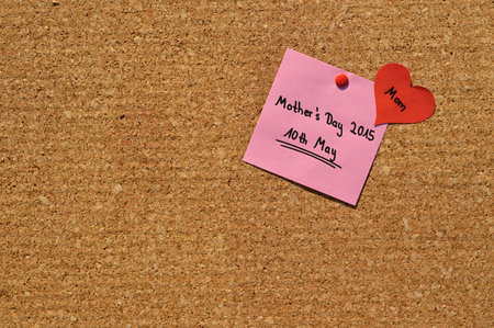 Reminder for Mothers´s Day on 10. may 2015の写真素材