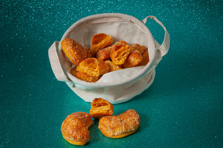 puff pastries for breakfast, lunch and dinner, healthy food and goodies for children and adults. Hot...