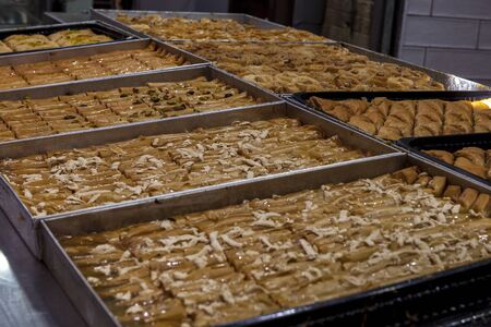 Oriental sweets are traditional desserts for any time. National foodの写真素材