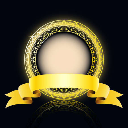 golden label for your text vectorのイラスト素材
