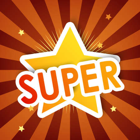 super star vectorのイラスト素材