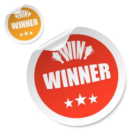 winner stick vectorのイラスト素材