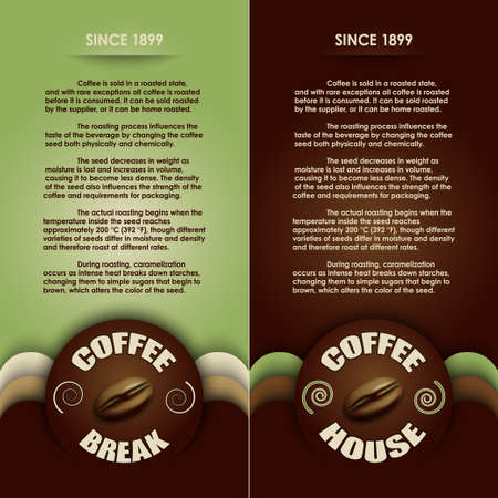 coffee menu vectorのイラスト素材