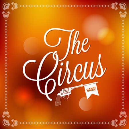 holiday - frame happy circusのイラスト素材