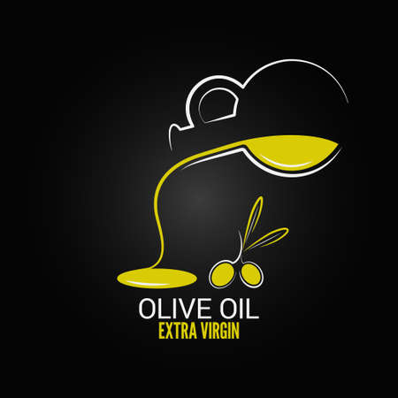 olive oil design menu background 8 epsのイラスト素材