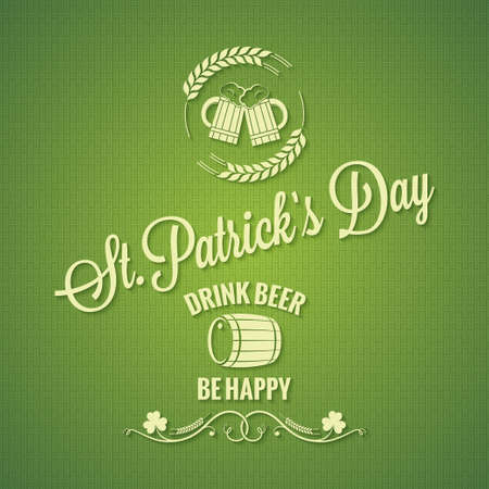 Patrick day beer design backgroundのイラスト素材