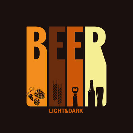 beer label design backgroundのイラスト素材