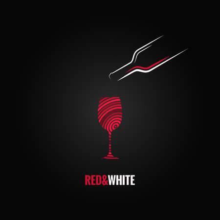 wine glass art design backgroundのイラスト素材