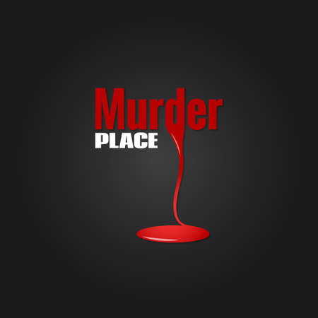 murder blood design backgroundのイラスト素材