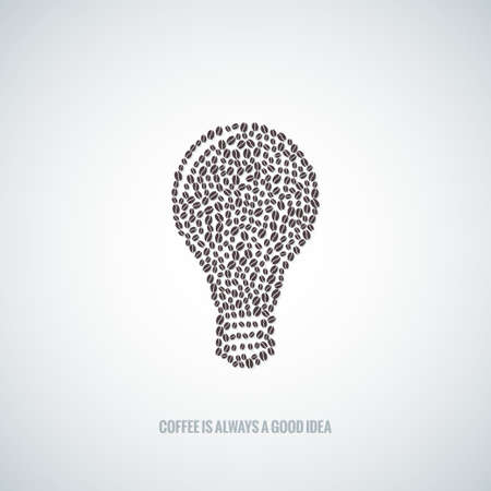 coffee beans design concept backgroundのイラスト素材