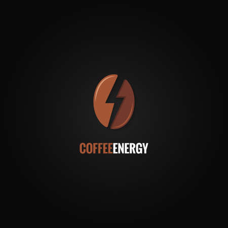 coffee bean  flash energy concept background 10 epsのイラスト素材
