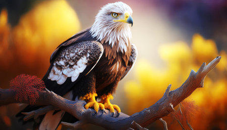 Bald Eagle (Haliaeetus leucocephalus)の素材