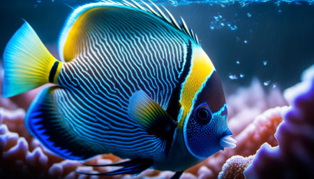 Tropical fish in the coral reef. Underwater world.の素材