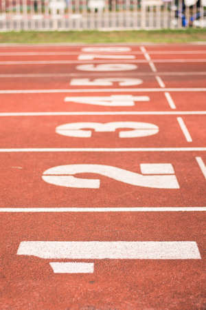 running laneの写真素材