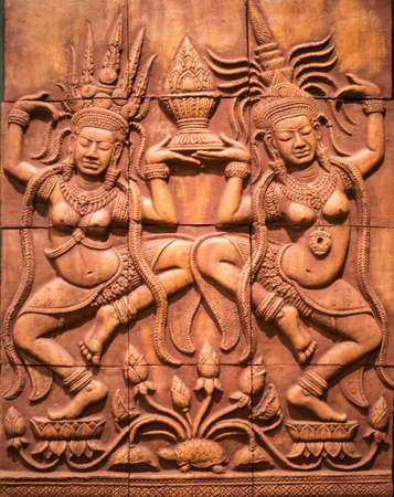 carved angelの写真素材