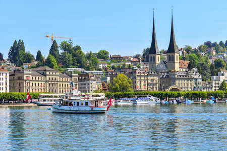This is a photo of Lucern in summer.のeditorial素材