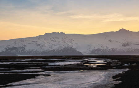 Landscape in icelandの写真素材