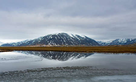 this is a photo of landscape in Icelandの写真素材