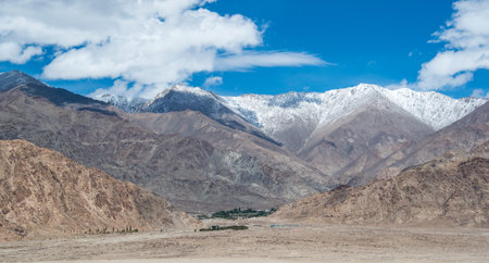 this is a photo of landscape mountain,northern India