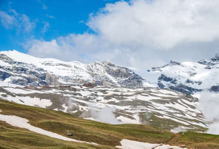 this is a photo of  landscape mountain,Switzerlandの写真素材