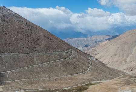 this is a photo of landscape mountain,northern Indiaの写真素材