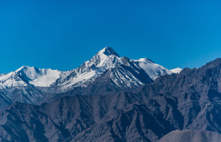 this is a photo of landscape mountain,northern India