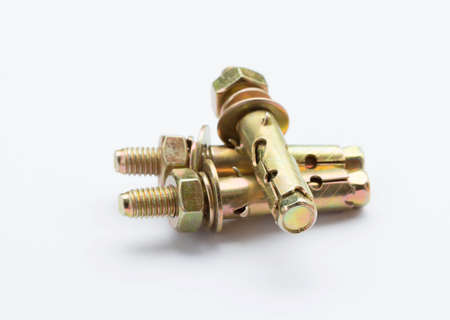 anchoring system on a white backgroundの写真素材