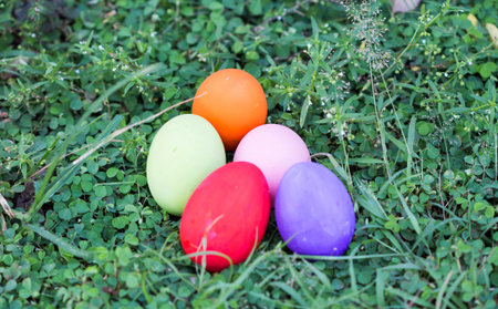 Easter egg colors of happiness.