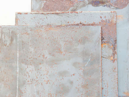 Rust on old metal plates.の写真素材