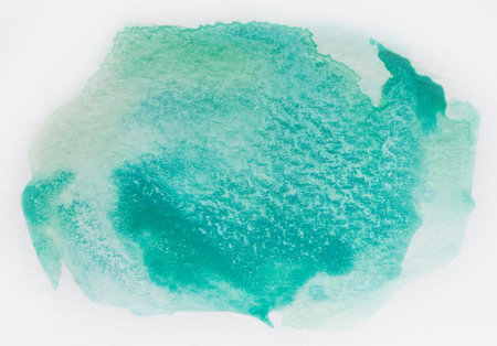 green watercolor hand painted background