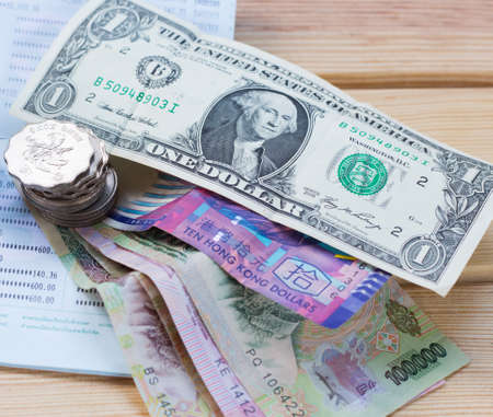 The various currencies.の写真素材