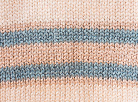 Textured sweater knitted from yarn.の写真素材