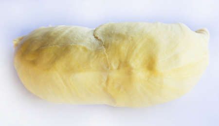 Durian on white background.の写真素材