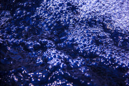 air bubble water top waterの写真素材