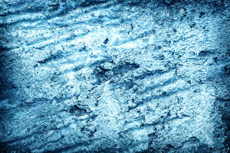 Old blue cement floor background の写真素材