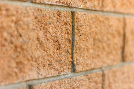 Brick wall background , brown stone wallの写真素材